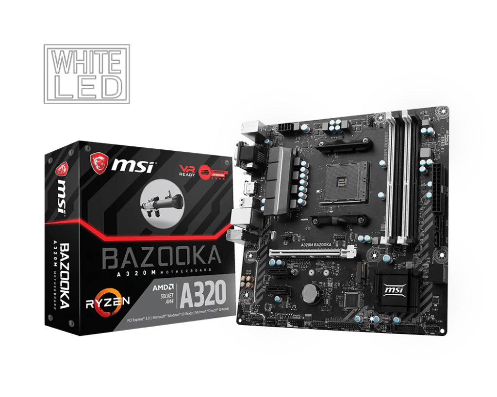 Msi a320m bazooka какие процессоры поддерживает